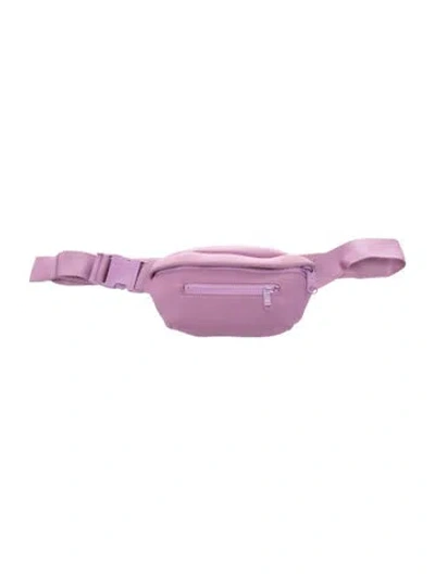 Pre-owned Dagne Dover Neoprene Belt Bag In Purple