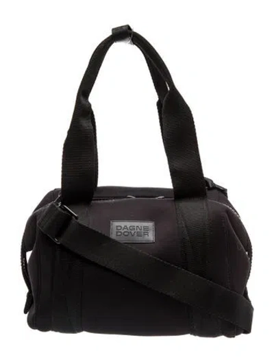 Pre-owned Dagne Dover Neoprene Crossbody Bag In Black