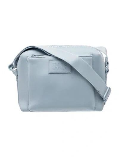 Pre-owned Dagne Dover Neoprene Crossbody Bag In Blue