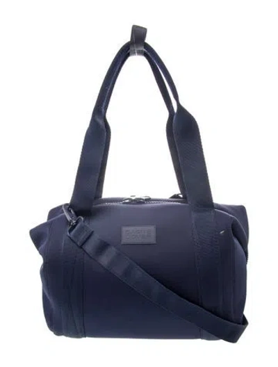 Pre-owned Dagne Dover Neoprene Crossbody Bag In Blue