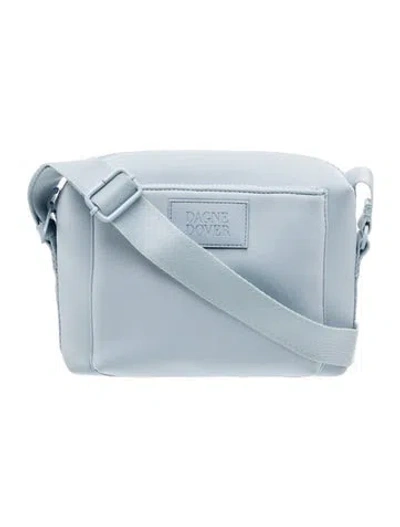 Pre-owned Dagne Dover Neoprene Crossbody Bag In Blue