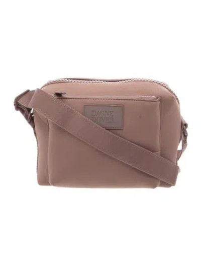 Pre-owned Dagne Dover Neoprene Crossbody Bag In Neutral