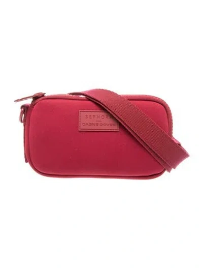 Pre-owned Dagne Dover Neoprene Crossbody Bag W/ Tags In Red