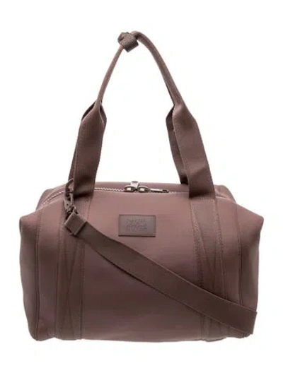 Pre-owned Dagne Dover Neoprene Garment Bag In Brown