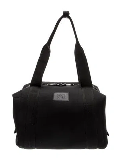 Pre-owned Dagne Dover Neoprene Shoulder Bag In Black