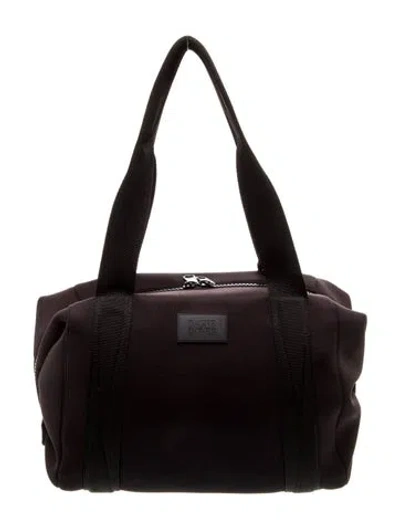 Pre-owned Dagne Dover Neoprene Shoulder Bag In Brown