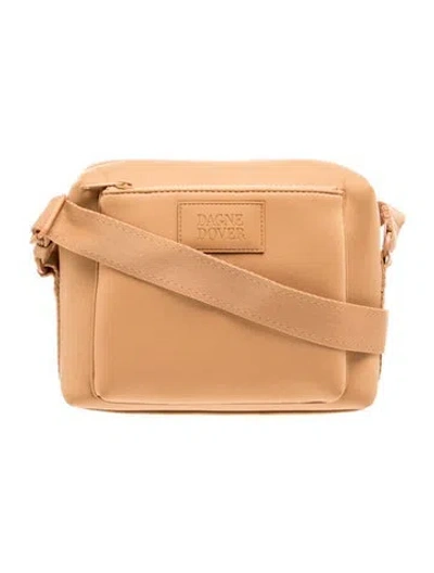 Pre-owned Dagne Dover Neoprene Shoulder Bag In Neutral