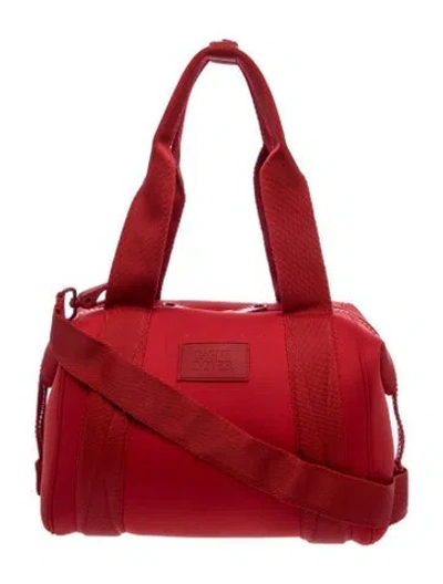 Pre-owned Dagne Dover Neoprene Shoulder Bag In Red