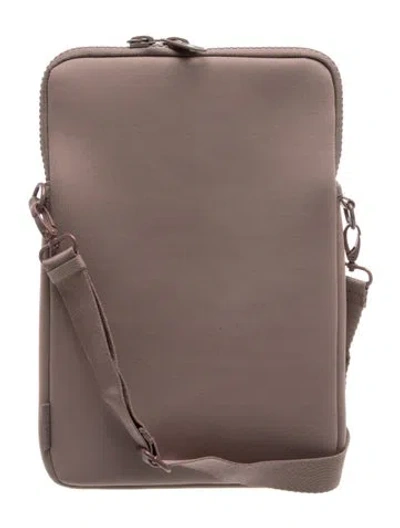 Pre-owned Dagne Dover Neoprene Suitcase In Purple