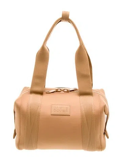 Pre-owned Dagne Dover Neoprene Top Handle Bag In Neutral