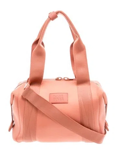 Pre-owned Dagne Dover Neoprene Top Handle Bag In Pink