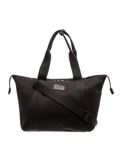 Pre-owned Dagne Dover Neoprene Tote In Black