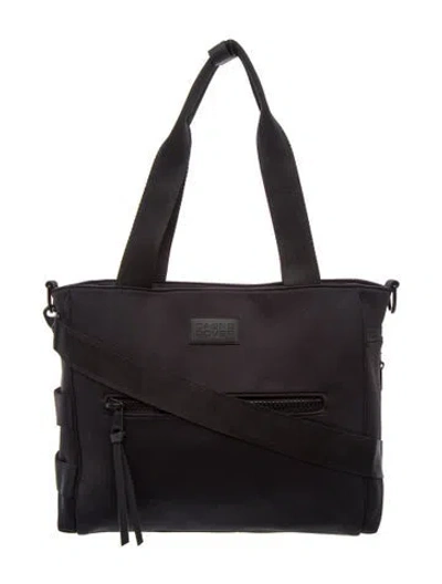 Pre-owned Dagne Dover Neoprene Tote In Black