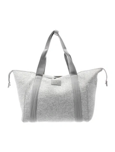 Pre-owned Dagne Dover Neoprene Tote In Grey