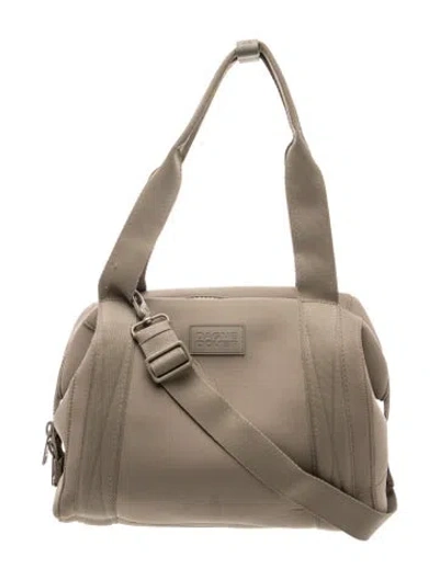 Pre-owned Dagne Dover Neoprene Tote In Neutrals