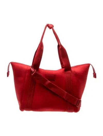 Pre-owned Dagne Dover Neoprene Tote In Red