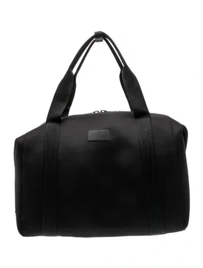 Pre-owned Dagne Dover Neoprene Weekender Bag In Black