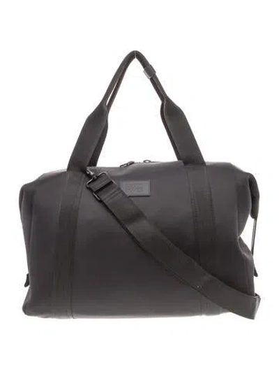 Pre-owned Dagne Dover Neoprene Weekender Bag In Black