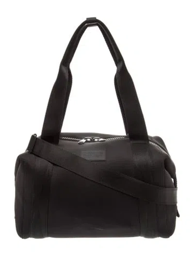 Pre-owned Dagne Dover Neoprene Weekender Bag In Black