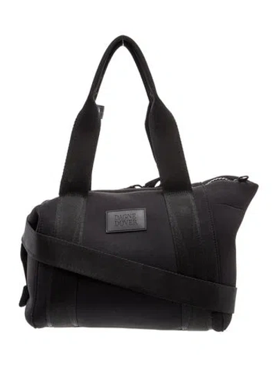 Pre-owned Dagne Dover Neoprene Weekender Bag In Black