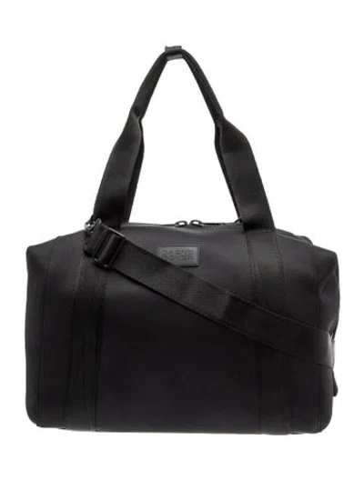 Pre-owned Dagne Dover Neoprene Weekender Bag In Black