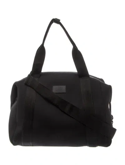 Pre-owned Dagne Dover Neoprene Weekender Bag In Black