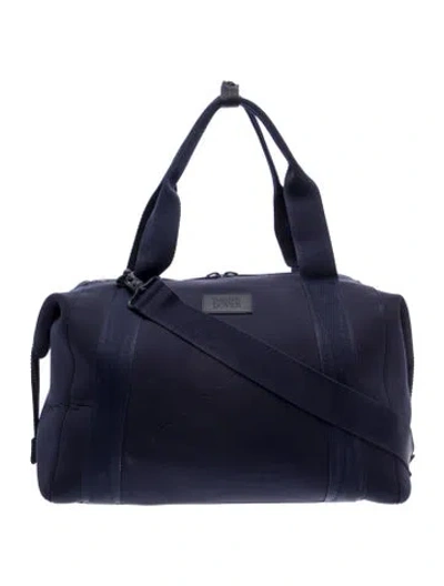 Pre-owned Dagne Dover Neoprene Weekender Bag In Blue