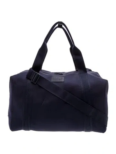 Pre-owned Dagne Dover Neoprene Weekender Bag In Blue