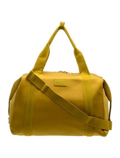 Pre-owned Dagne Dover Neoprene Weekender Bag In Green