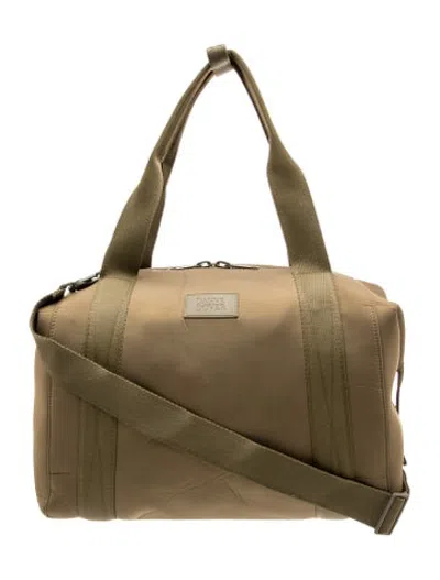 Pre-owned Dagne Dover Neoprene Weekender Bag In Green