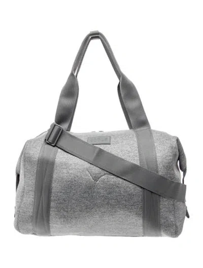 Pre-owned Dagne Dover Neoprene Weekender Bag In Grey
