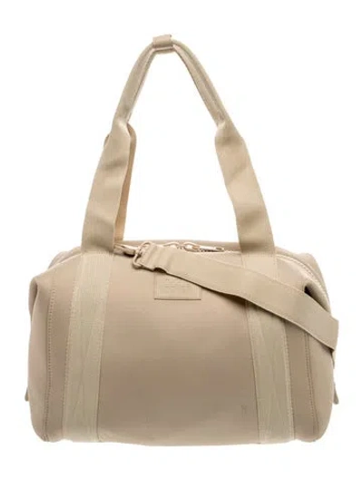 Pre-owned Dagne Dover Neoprene Weekender Bag In Neutrals