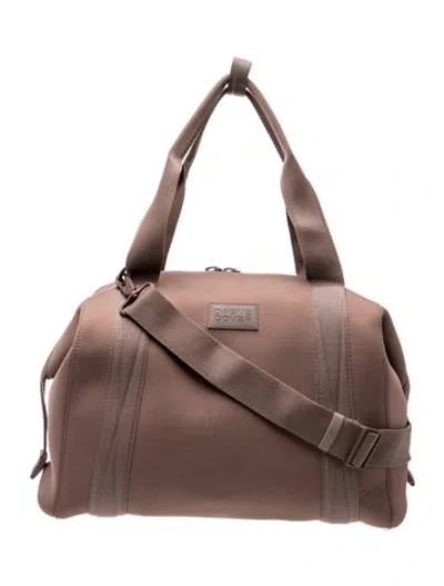 Pre-owned Dagne Dover Neoprene Weekender Bag In Neutrals