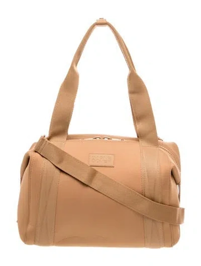 Pre-owned Dagne Dover Neoprene Weekender Bag In Neutrals