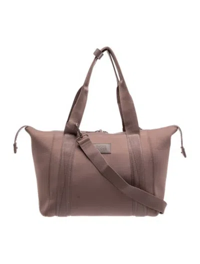Pre-owned Dagne Dover Neoprene Weekender Bag In Pink