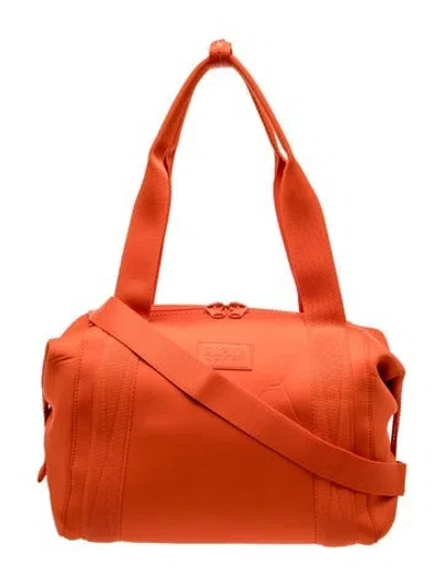 Pre-owned Dagne Dover Neoprene Weekender Bag In Purple