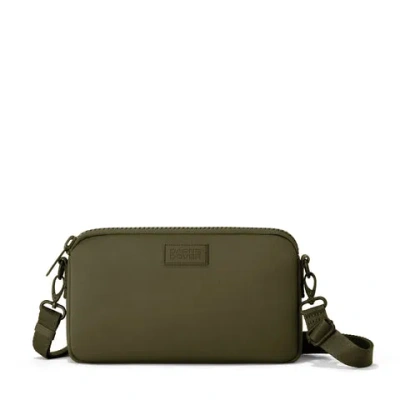 Dagne Dover Nora Shoulder Bag In Dark Moss In Green