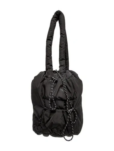Pre-owned Dagne Dover Nylon Backpack In Black