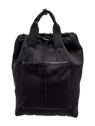 Pre-owned Dagne Dover Nylon Backpack In Black