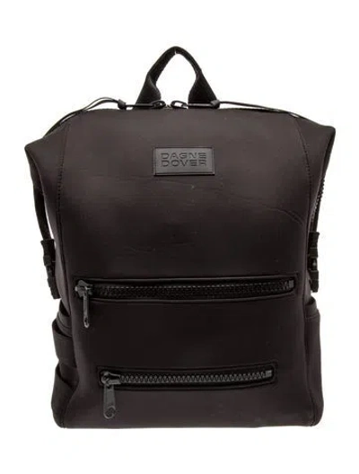 Pre-owned Dagne Dover Nylon Backpack In Black