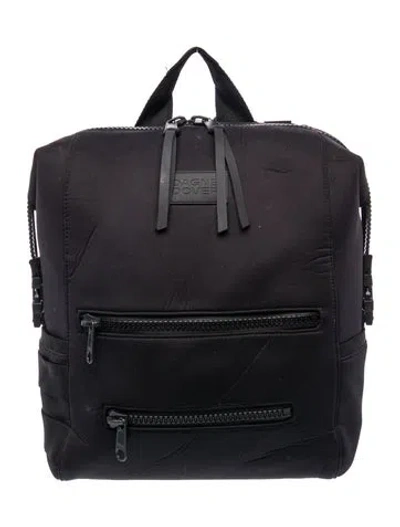 Pre-owned Dagne Dover Nylon Backpack In Black