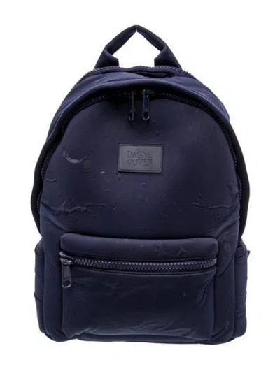 Pre-owned Dagne Dover Nylon Backpack In Blue