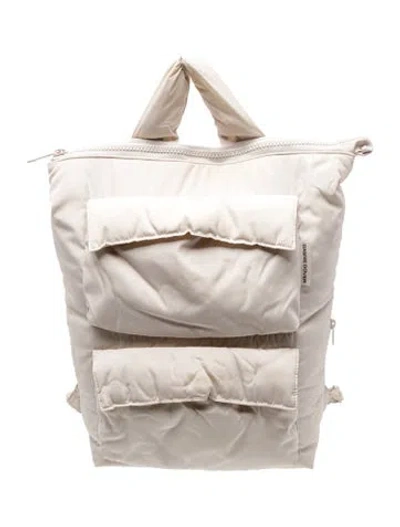 Pre-owned Dagne Dover Nylon Backpack In Neutral