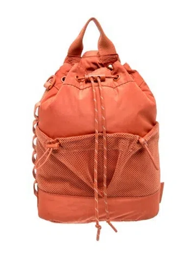 Pre-owned Dagne Dover Nylon Backpack In Orange