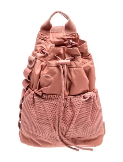 Pre-owned Dagne Dover Nylon Backpack In Pink