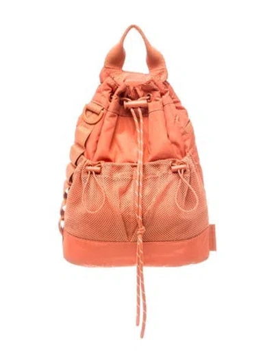 Pre-owned Dagne Dover Nylon Backpack In White