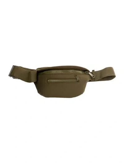 Pre-owned Dagne Dover Nylon Belt Bag In Blue