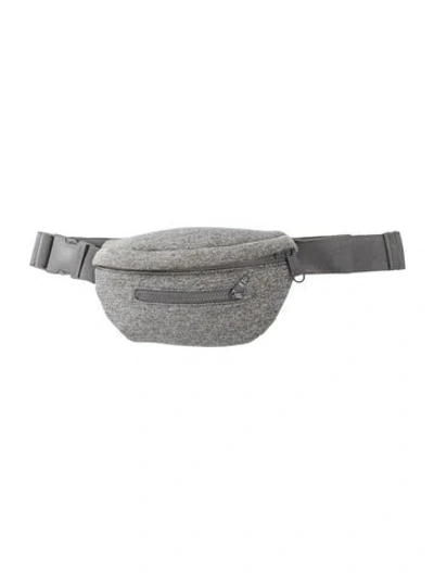 Pre-owned Dagne Dover Nylon Belt Bag In Grey
