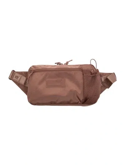 Pre-owned Dagne Dover Nylon Belt Bag In Pink
