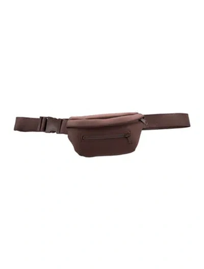 Pre-owned Dagne Dover Nylon Belt Bag In Purple